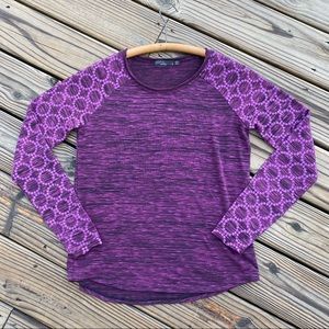 PrAna Zanita Circle Crew Neck Long Sleeve Top